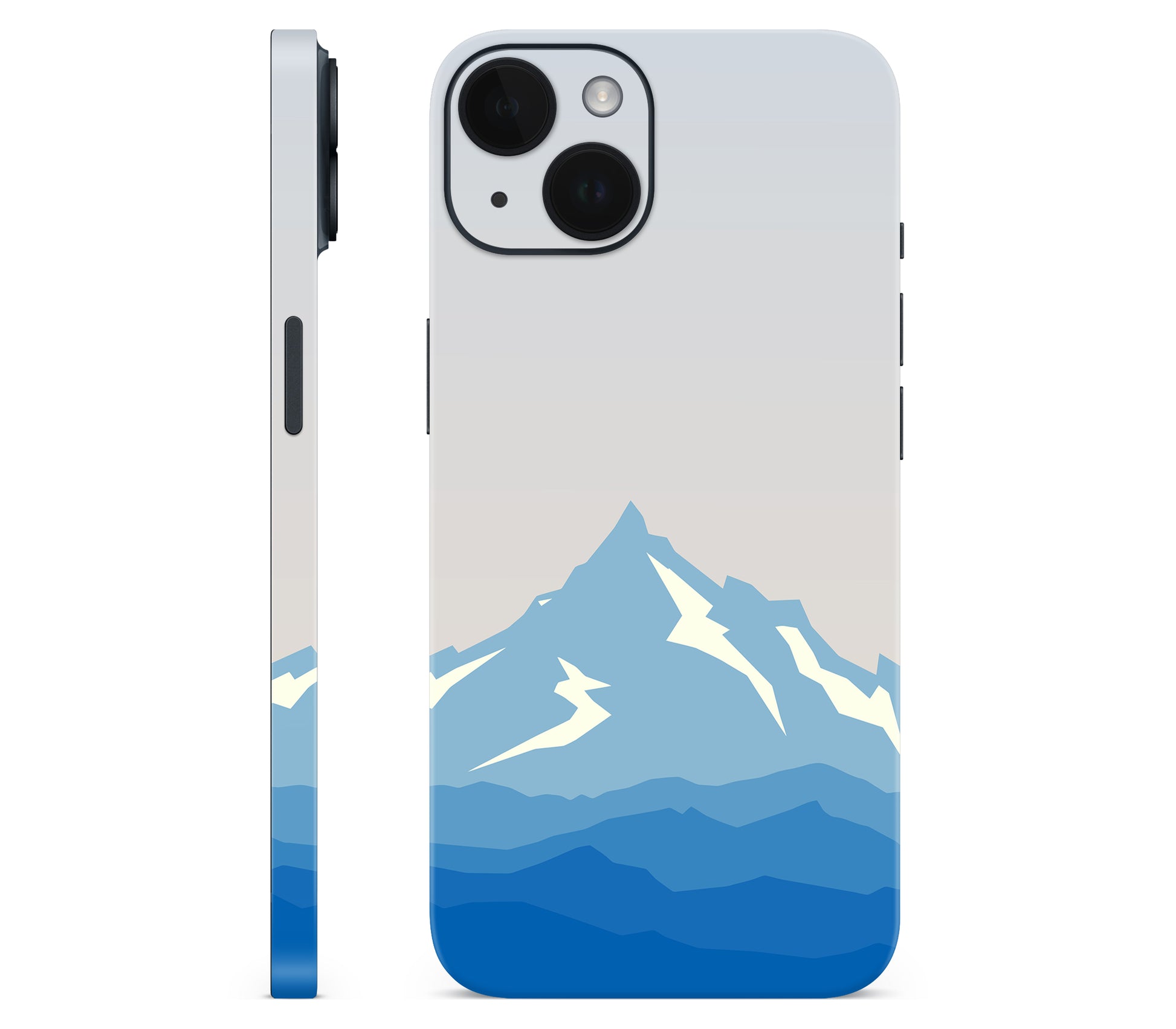 iPhone 14 Plus skin, Everest, full wrap without logo cutout