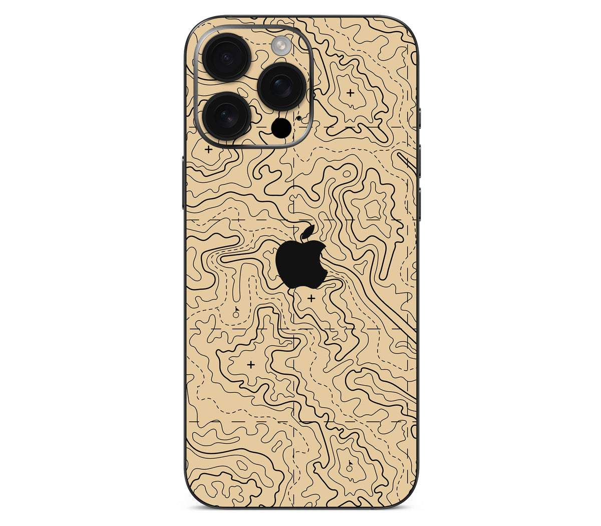 iPhone 16 Pro skin, Lockdown (Sandline), back skin with logo cutout