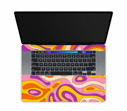 MacBook Pro 16" (2020, Touch Bar) skin, Psycho Vortex, inside skin