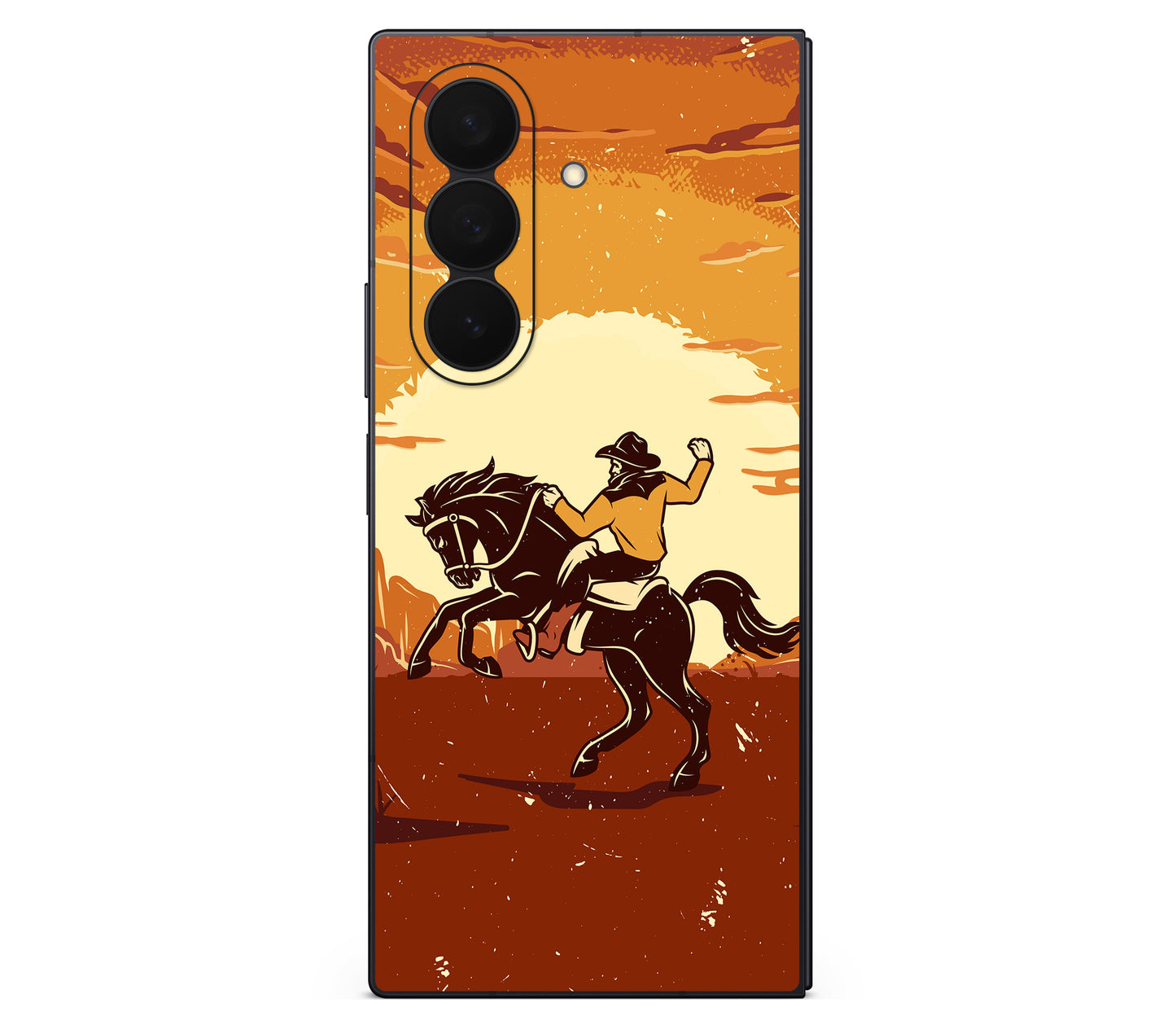 Galaxy Z Fold 8 Ultra skin, Cowboy, back skin