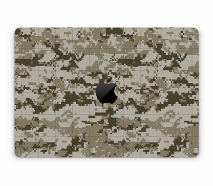 MacBook Air 13" (2025, M4) skin, Stealth Mode, top skin with logo cutout