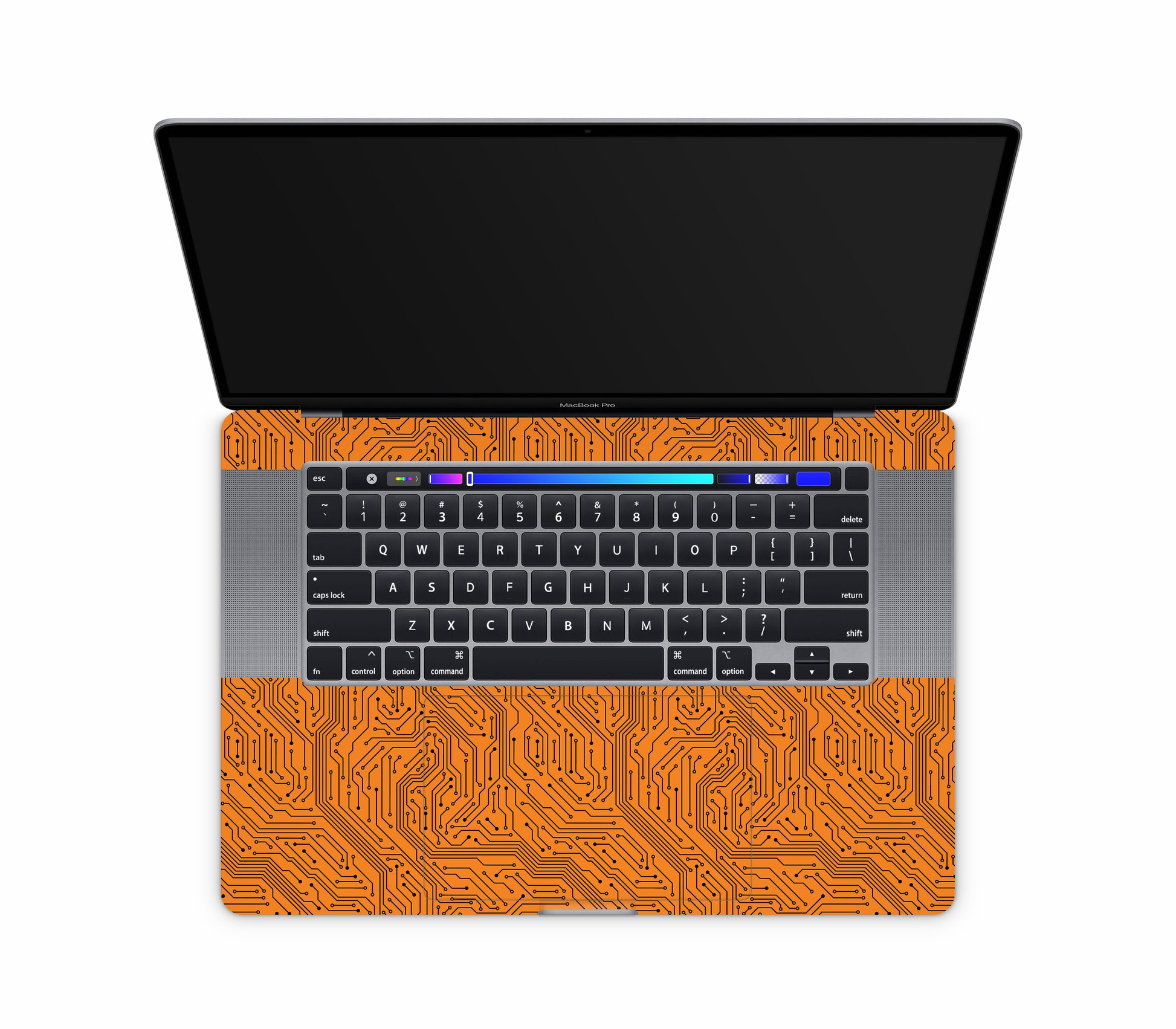 MacBook Pro 16" (2019, Touch Bar) skin, Pulse Grid, inside skin