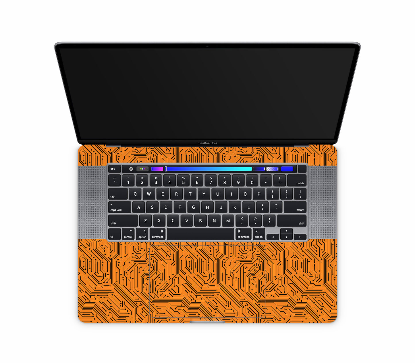 MacBook Pro 16" (2020, Touch Bar) skin, Pulse Grid, inside skin