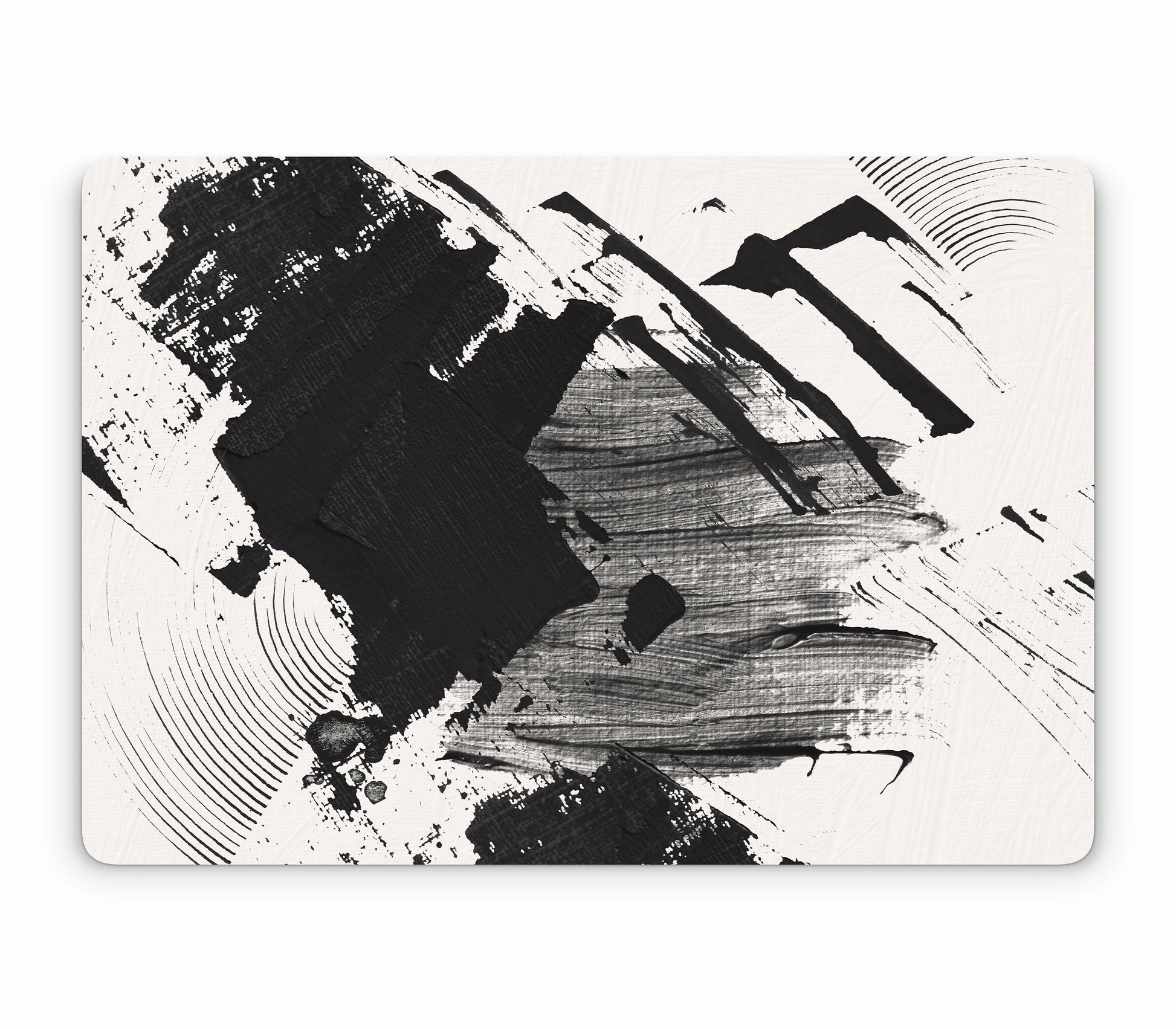 MacBook Pro 16" (2019, Touch Bar) skin, Black Noir, top skin without logo cutout