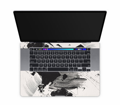 MacBook Pro 16" (2020, Touch Bar) skin, Black Noir, inside skin
