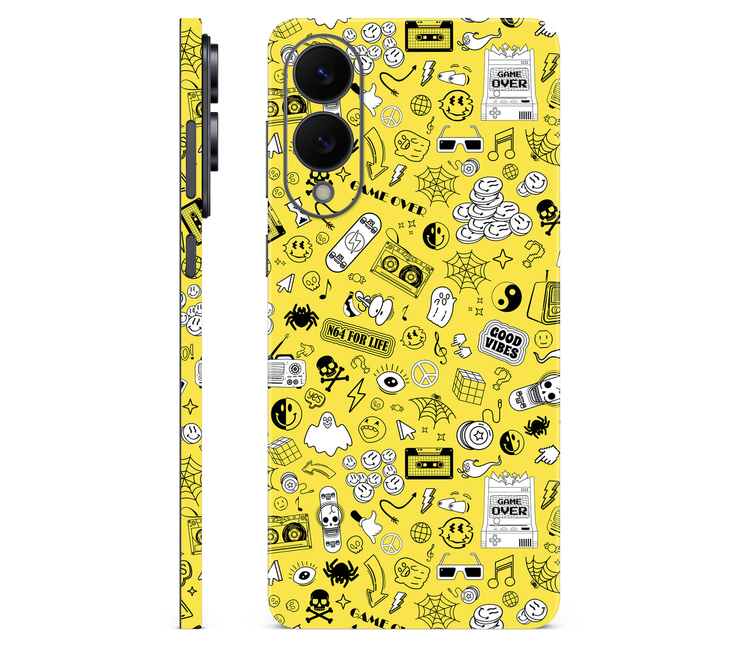 Galaxy S25 Edge skin, 90’s Nostalgia, full wrap skin