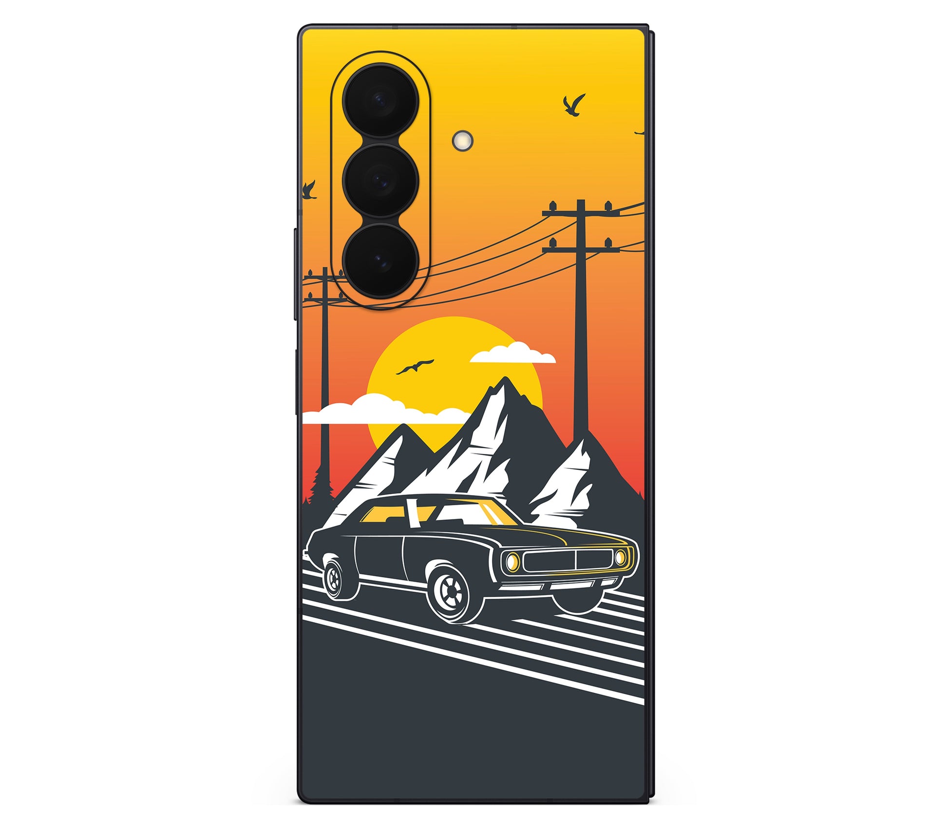 Galaxy Z Fold 8 Ultra skin, Last Ride, back skin