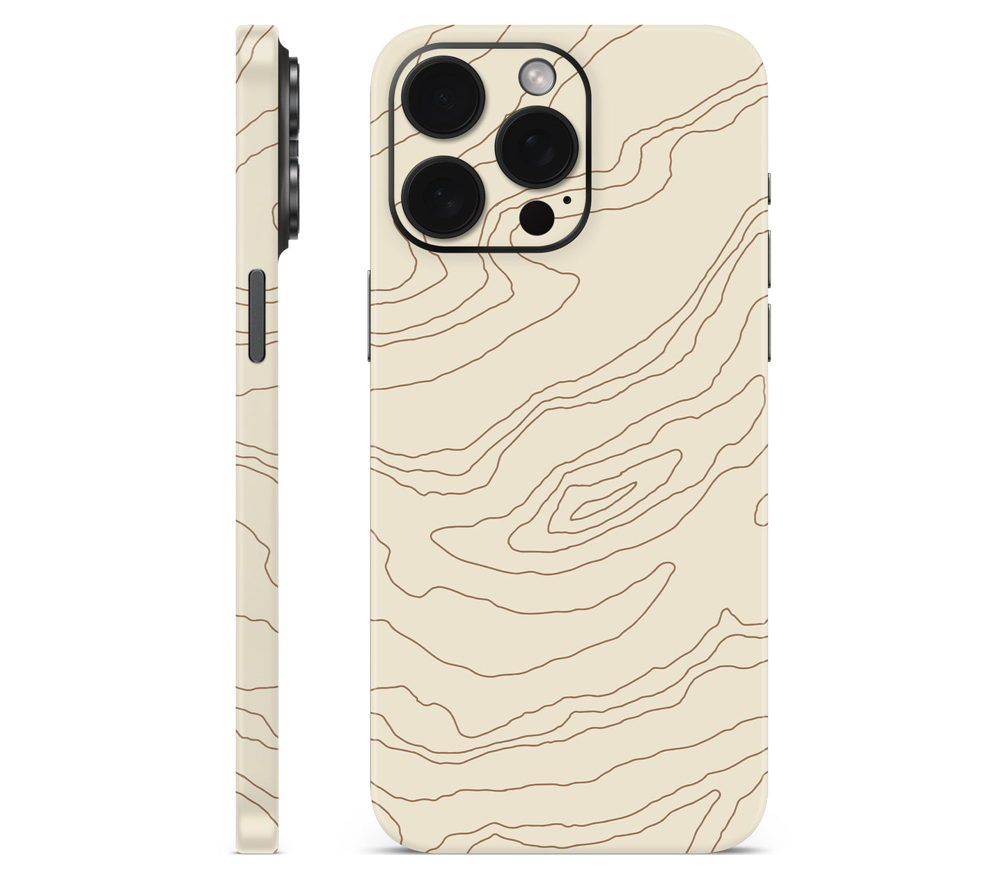 iPhone 15 Pro skin, Dune, full wrap without logo cutout