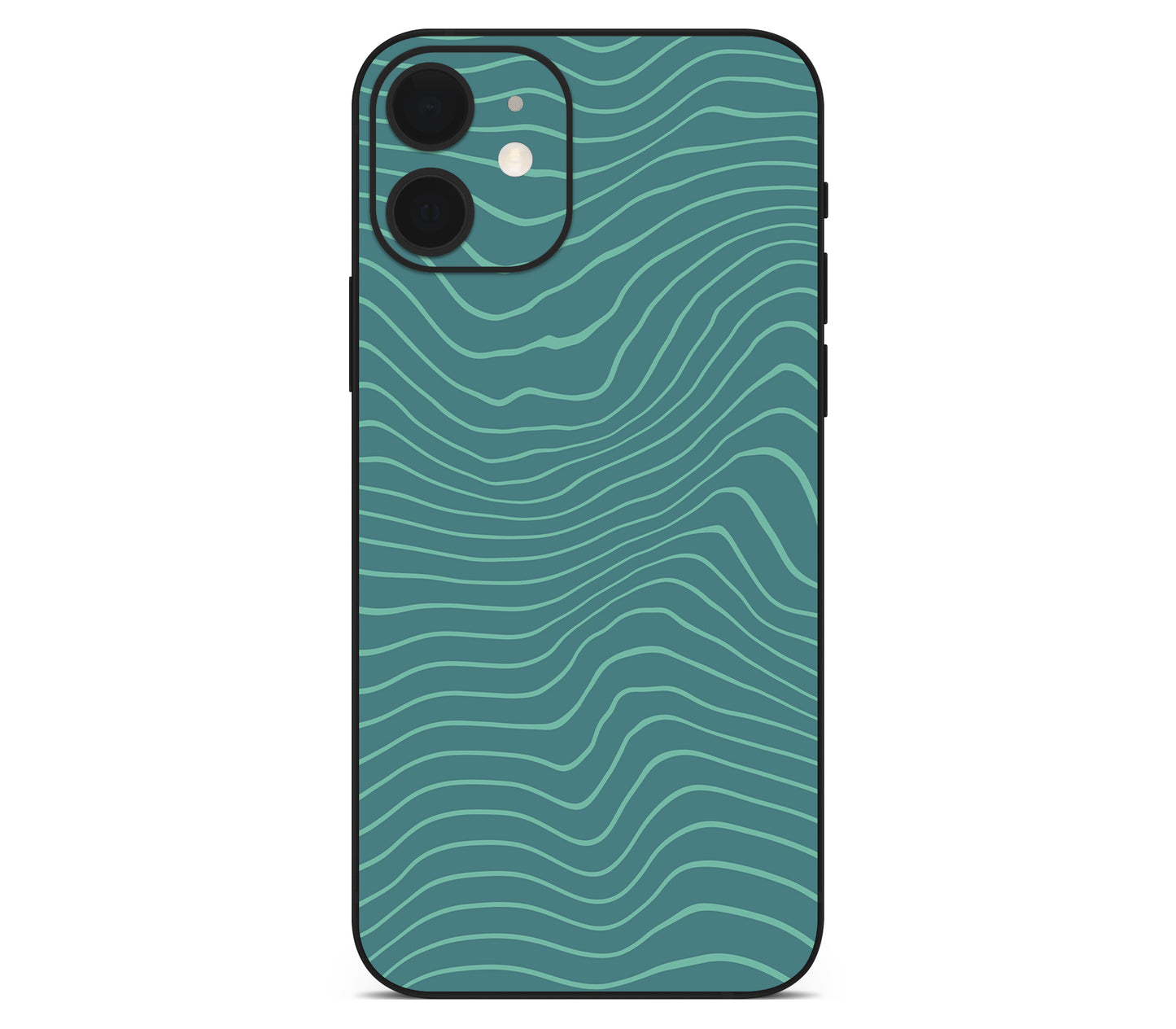 iPhone 12 skin, Tide, back skin without logo cutout