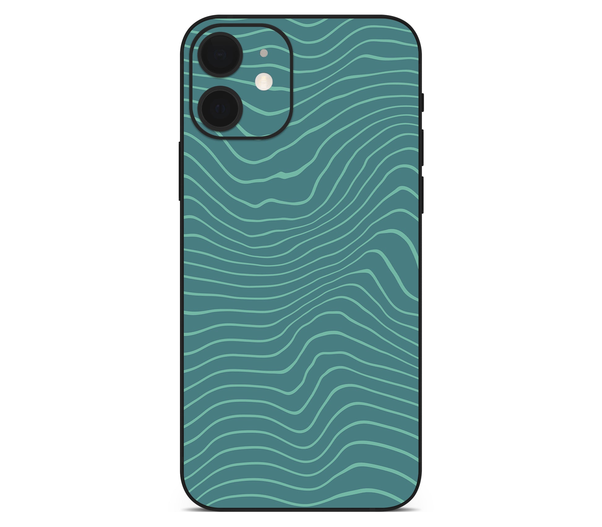 iPhone 12 Mini skin, Tide, back skin without logo cutout
