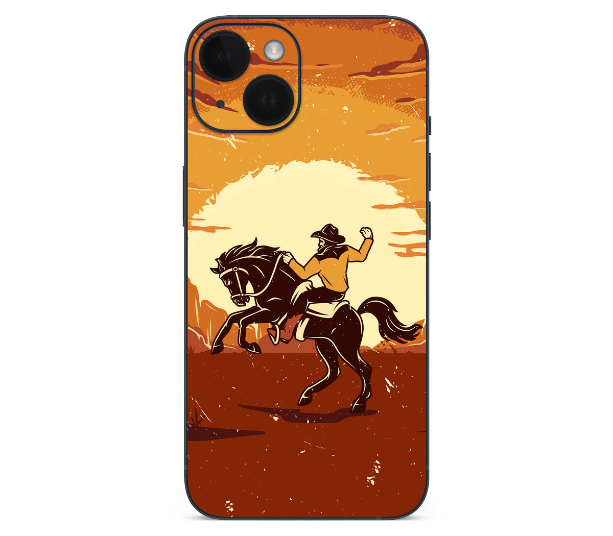 iPhone 15 skin, Cowboy, back skin