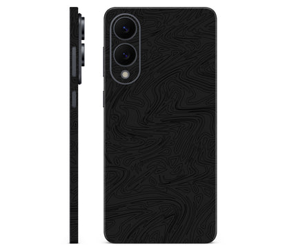Galaxy S25 Edge skin, Black Ice, full wrap skin