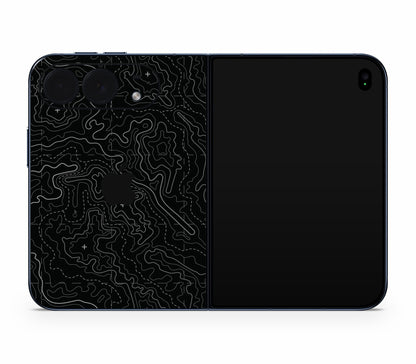 iPhone Duo skin, Lockdown (Blackout), back skin with logo cutout