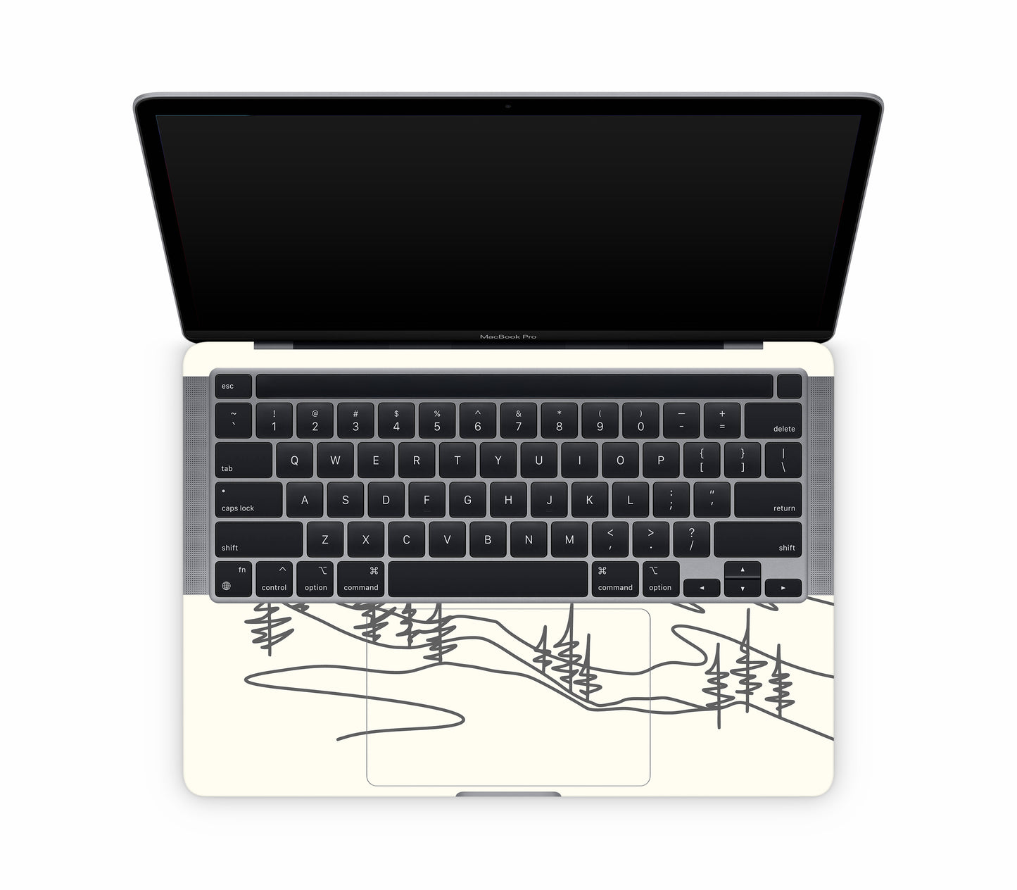 MacBook Pro 13" (2020, Intel) skin, Offline, inside skin