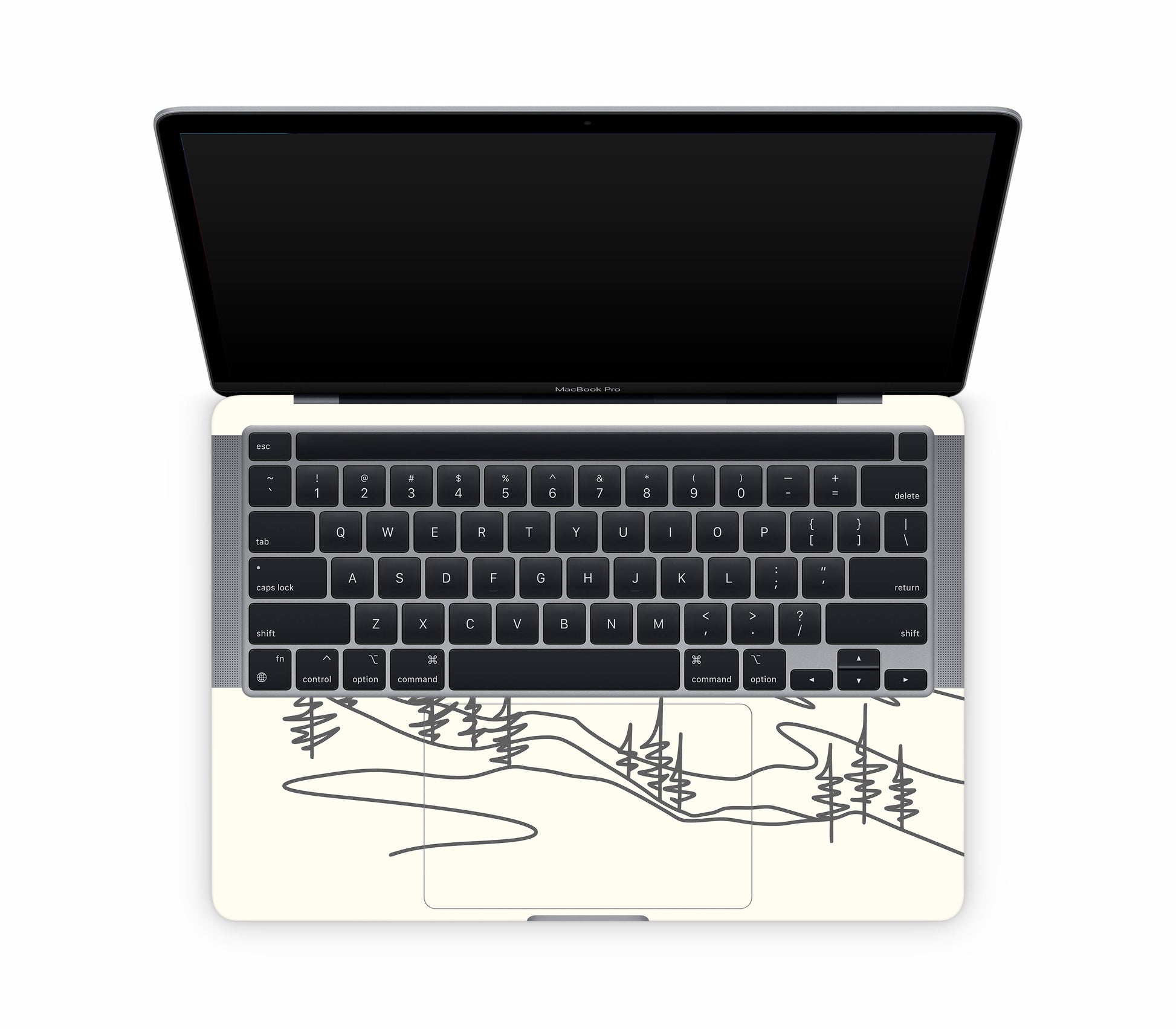 MacBook Pro 13" (2020, Intel) skin, Offline, inside skin