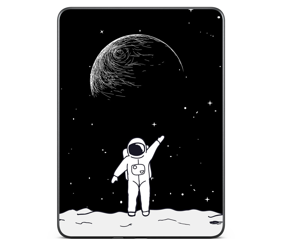 Kindle Colorsoft 2024 skin, Moonwave, back skin