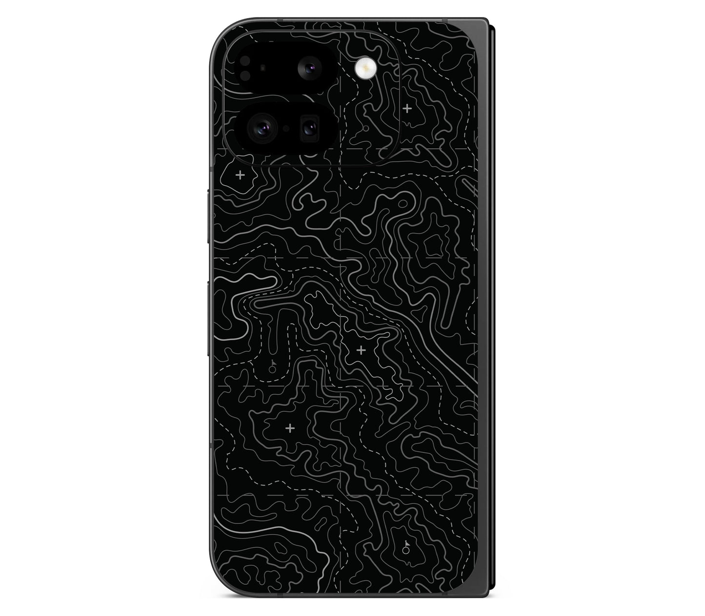 Google Pixel 11 Pro Fold skin, Lockdown (Blackout), back skin