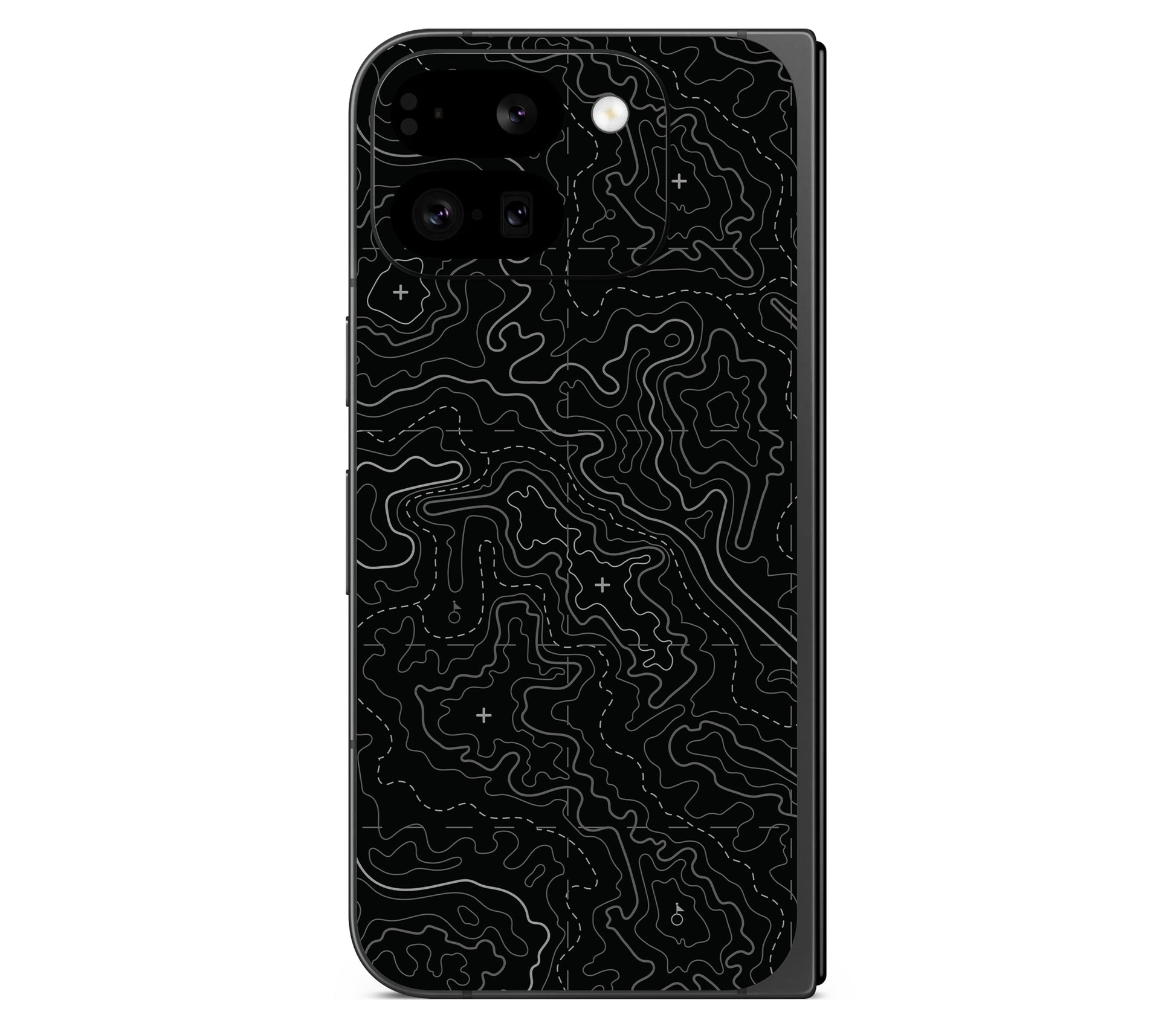 Google Pixel 11 Pro Fold skin, Lockdown (Blackout), back skin