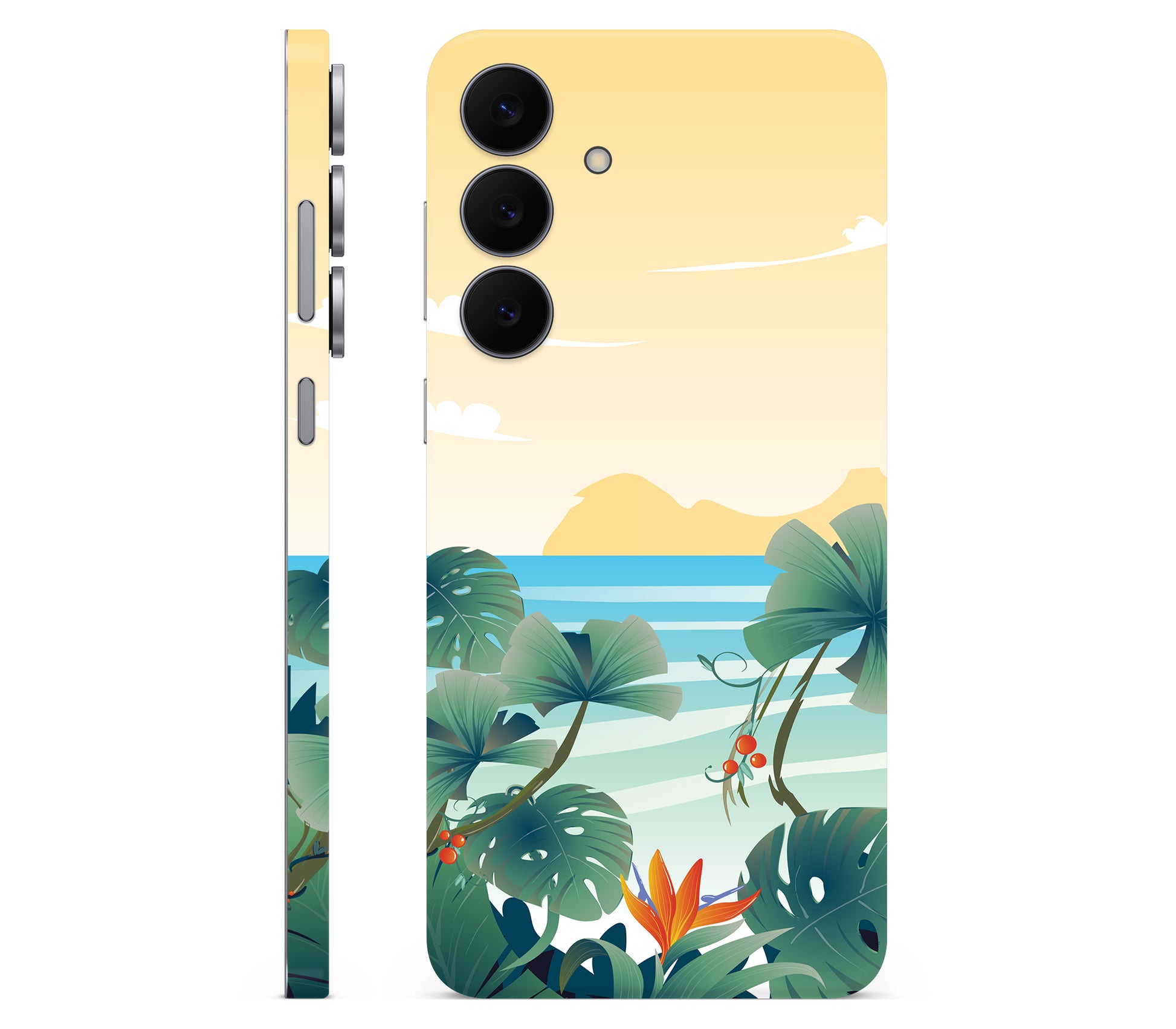 Galaxy S25 FE skin, Sizzle Bay, full wrap skin