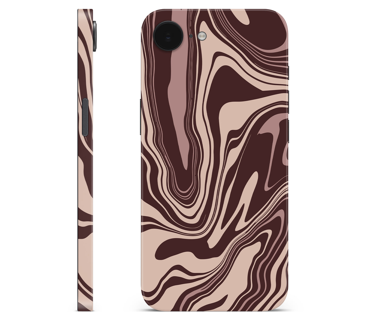 iPhone 16e skin, Vertigo (Fever), full wrap without logo cutout