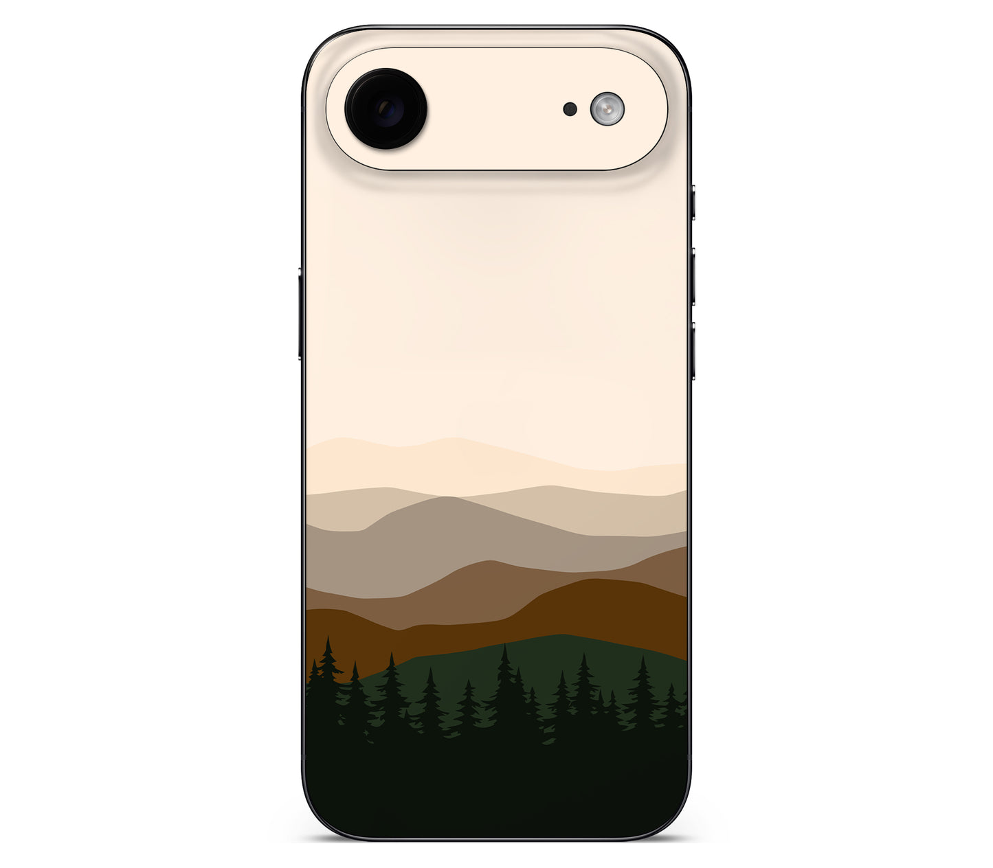 iPhone Air skin, Sierra Dusk, back skin without logo cutout