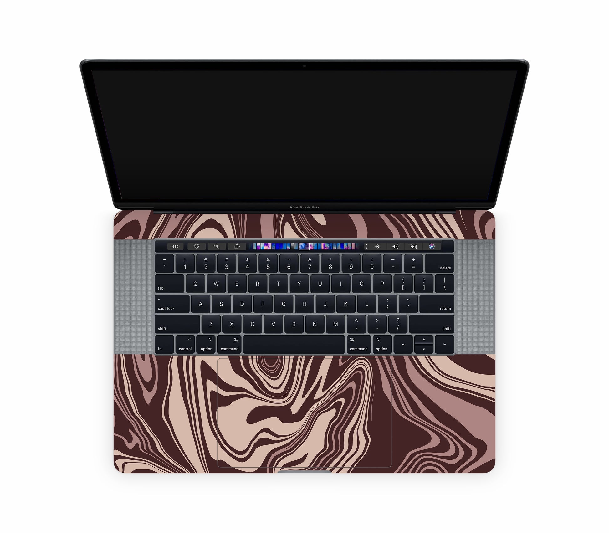 MacBook Pro 15" (2016, Touch Bar) skin, Vertigo (Fever), inside skin