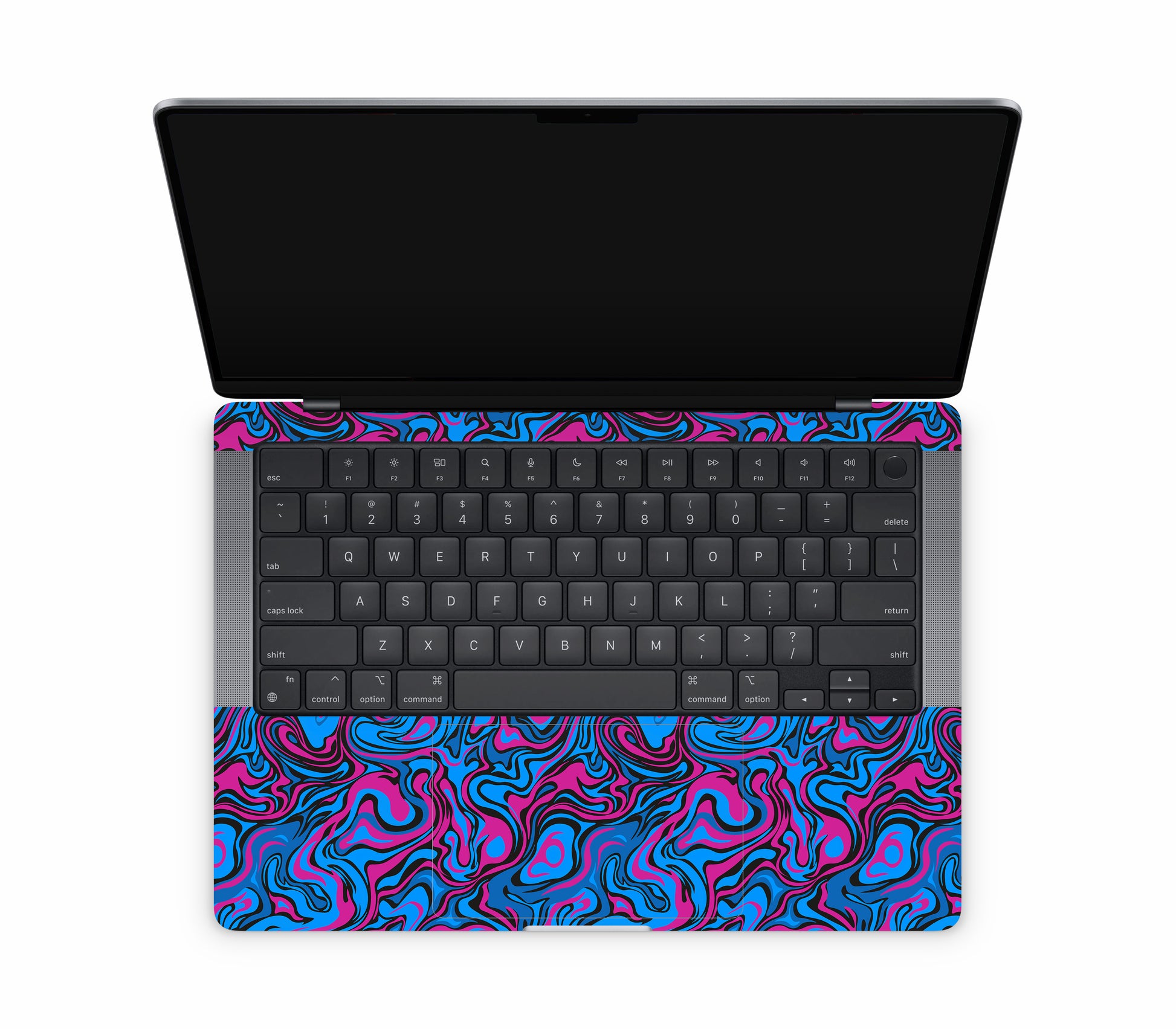 MacBook Pro 14" (2026, M5, M5 Pro, M5 Max) skin, Brain Drain, inside skin
