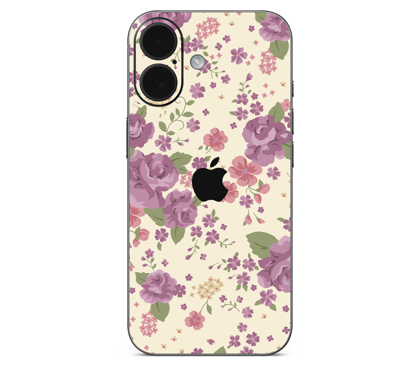 iPhone 17 skin, Lilac, back skin with logo cutout