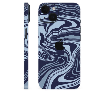 iPhone 14 Plus skin, Vertigo (Blur), full wrap with logo cutout