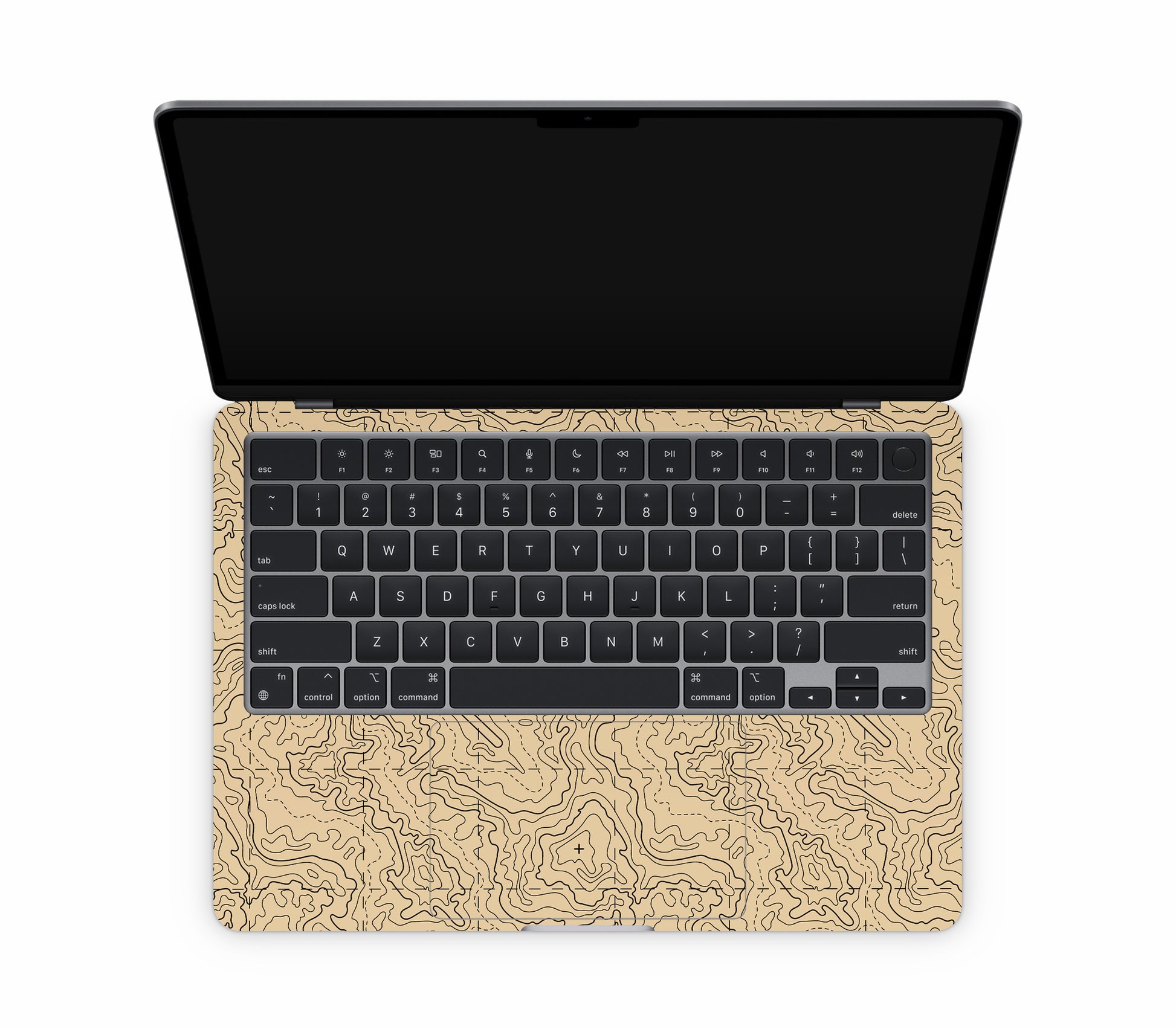 MacBook Air 13" (2022, M2) skin, Lockdown (Sandline), inside skin