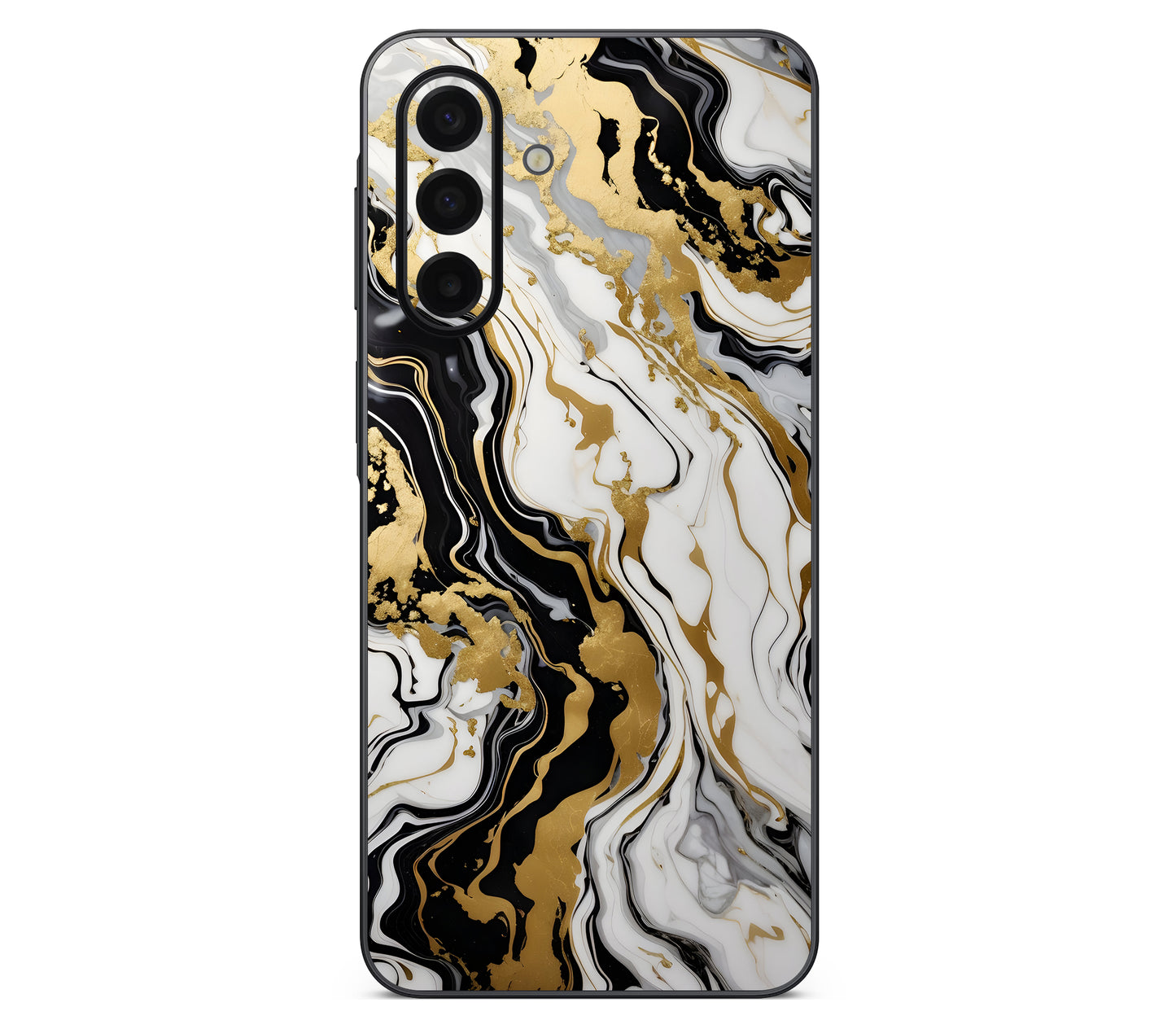 Galaxy A17 skin, Gold Flare, back skin