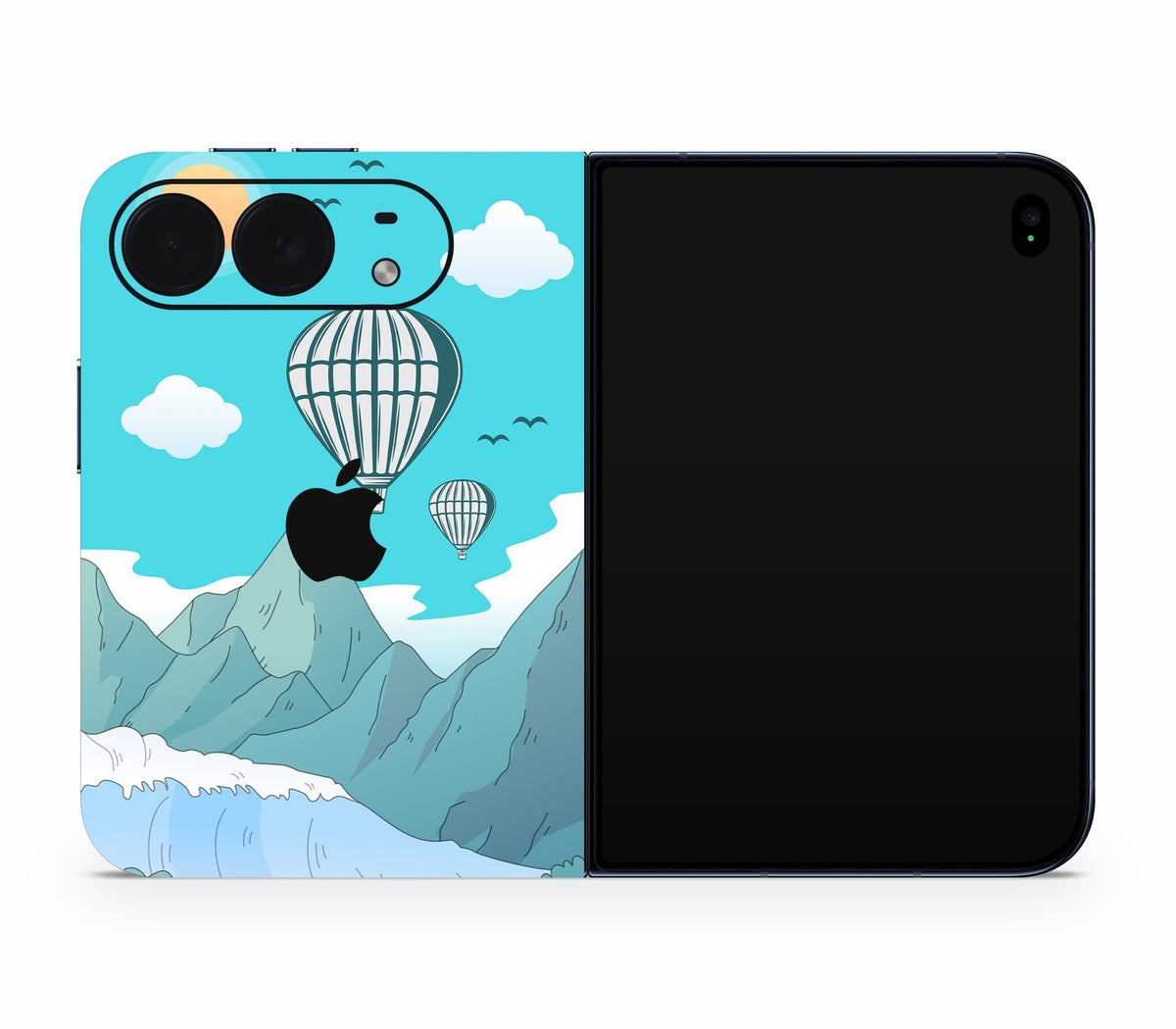 iPhone Duo skin, Altitude Error, full wrap with logo cutout