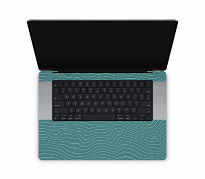 MacBook Pro 16" (2021, M1) skin, Tide, inside skin
