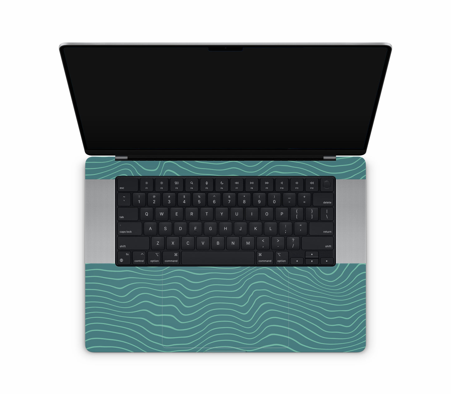 MacBook Pro 16" (2023, M3) skin, Tide, inside skin