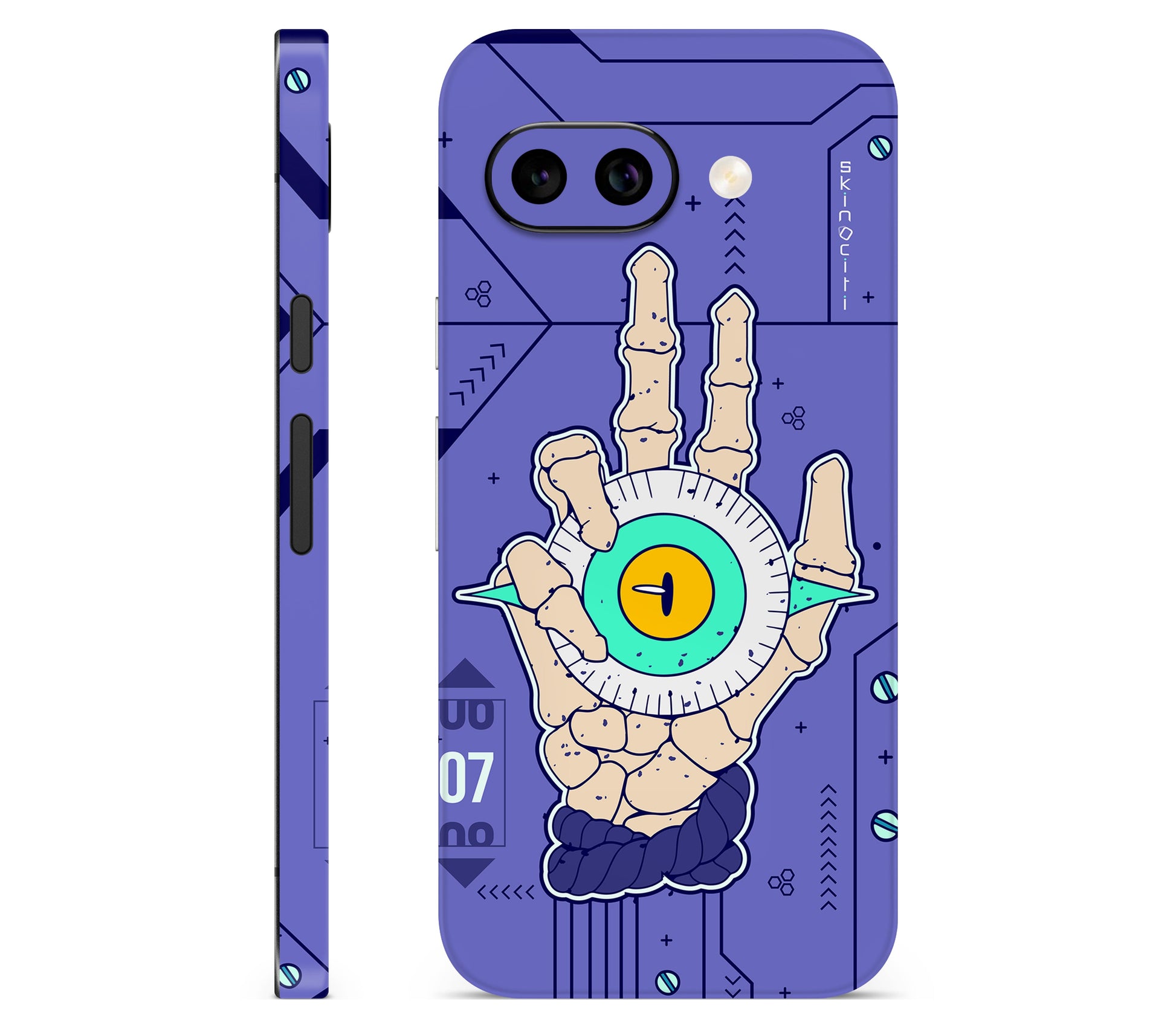 Google Pixel 10A skin, Hypnotic, full wrap skin