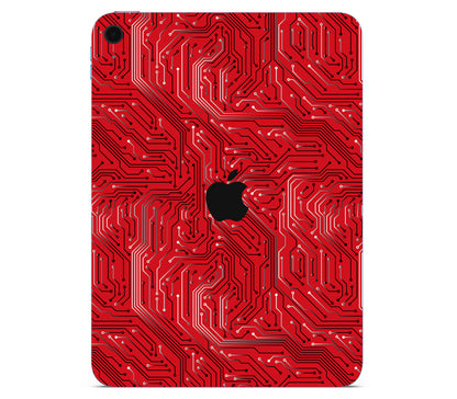 iPad 10.9" (2022, Gen 10) skin, REDLINE, back skin with logo cutout