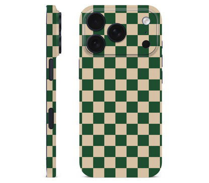 iPhone 18 Pro skin, Queen’s Gambit, full wrap without logo cutout