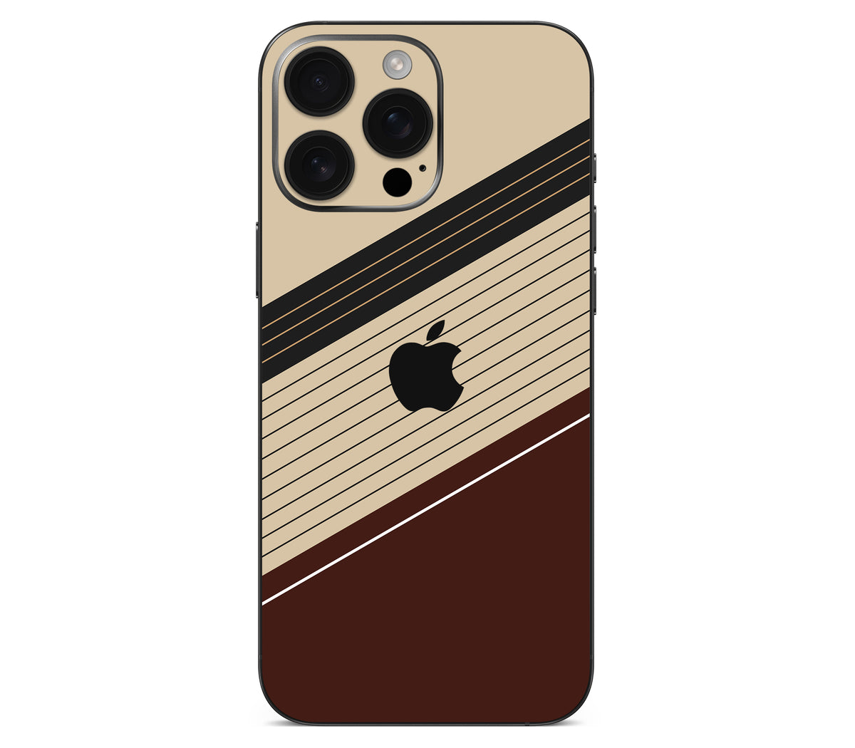 iPhone 16 Pro skin, Edge, back skin with logo cutout