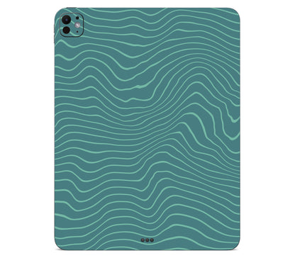 iPad Pro 13" (M5) skin, Tide, back skin without logo cutout
