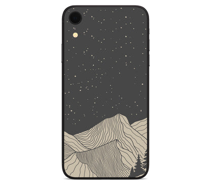 iPhone XR skin, Nightline, back skin without logo cutout