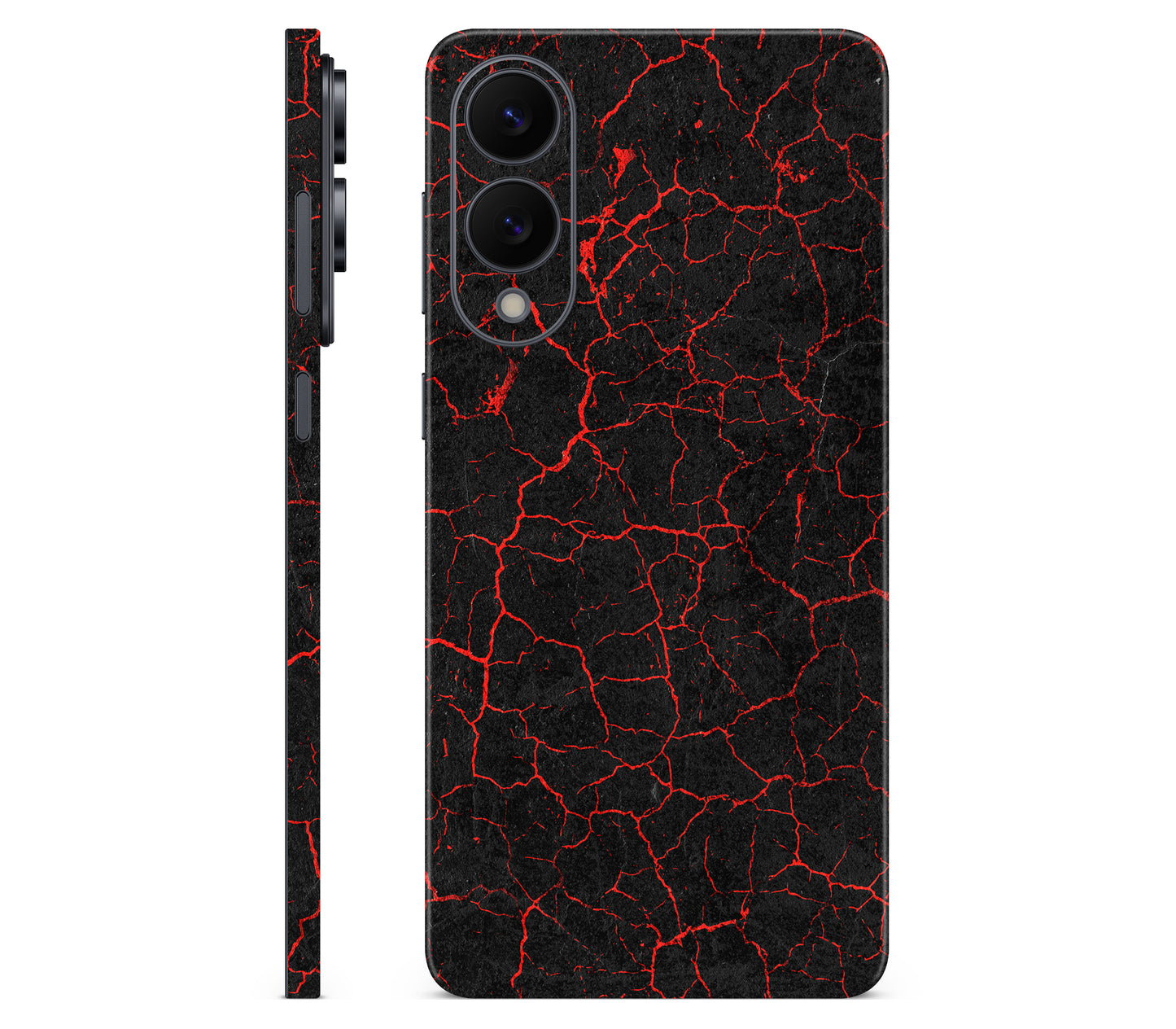 Galaxy S25 Edge skin, Hellcrack, full wrap skin