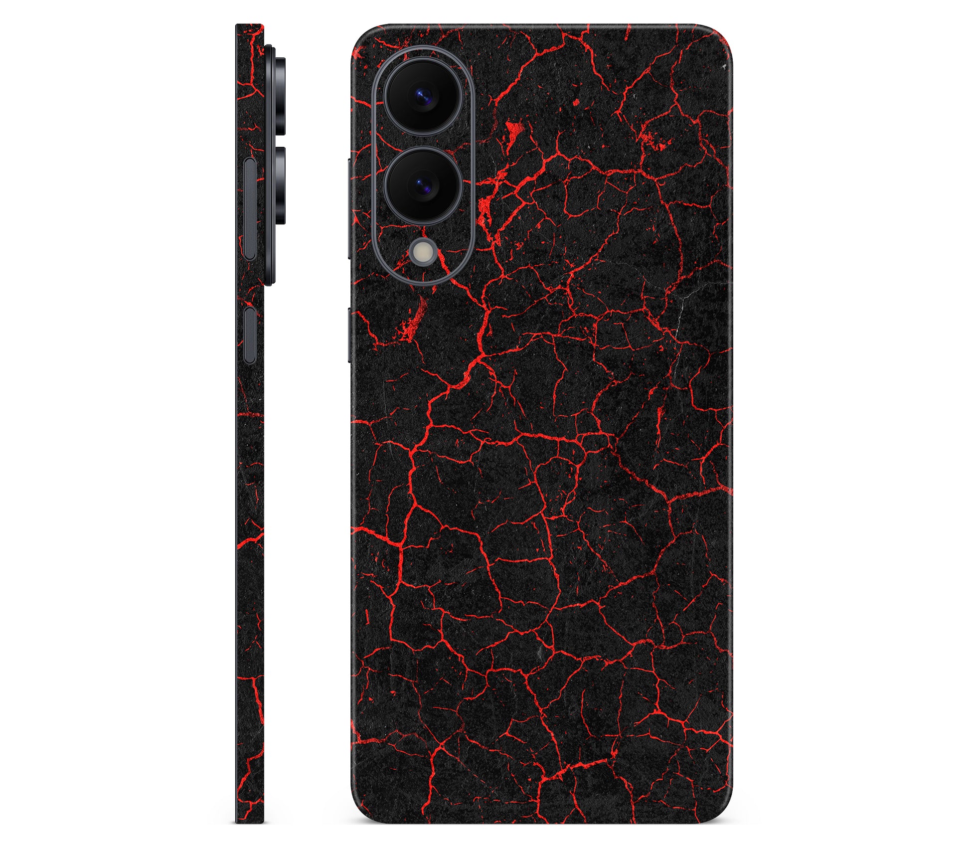Galaxy S25 Edge skin, Hellcrack, full wrap skin
