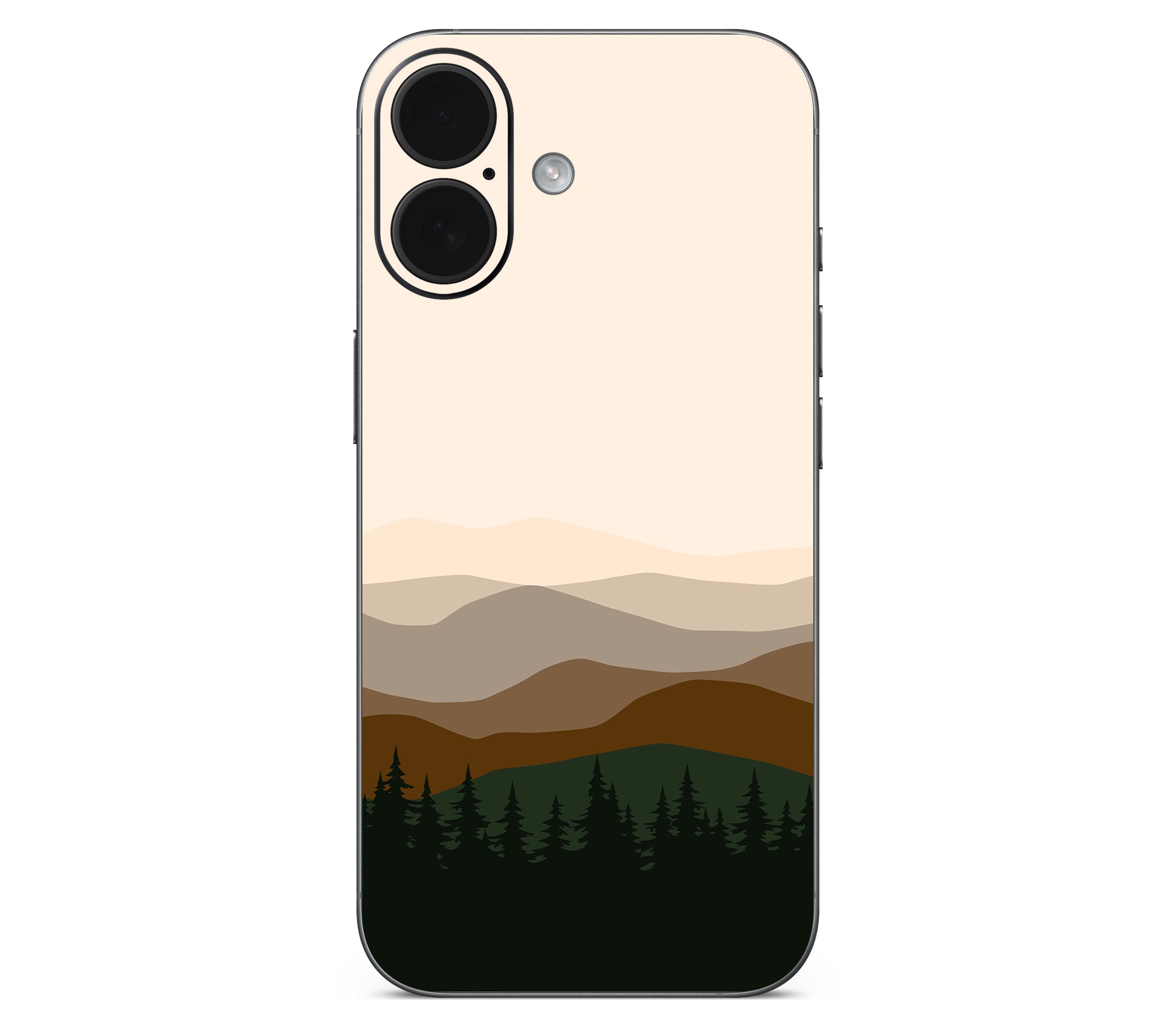 iPhone 17 skin, Sierra Dusk, back skin without logo cutout