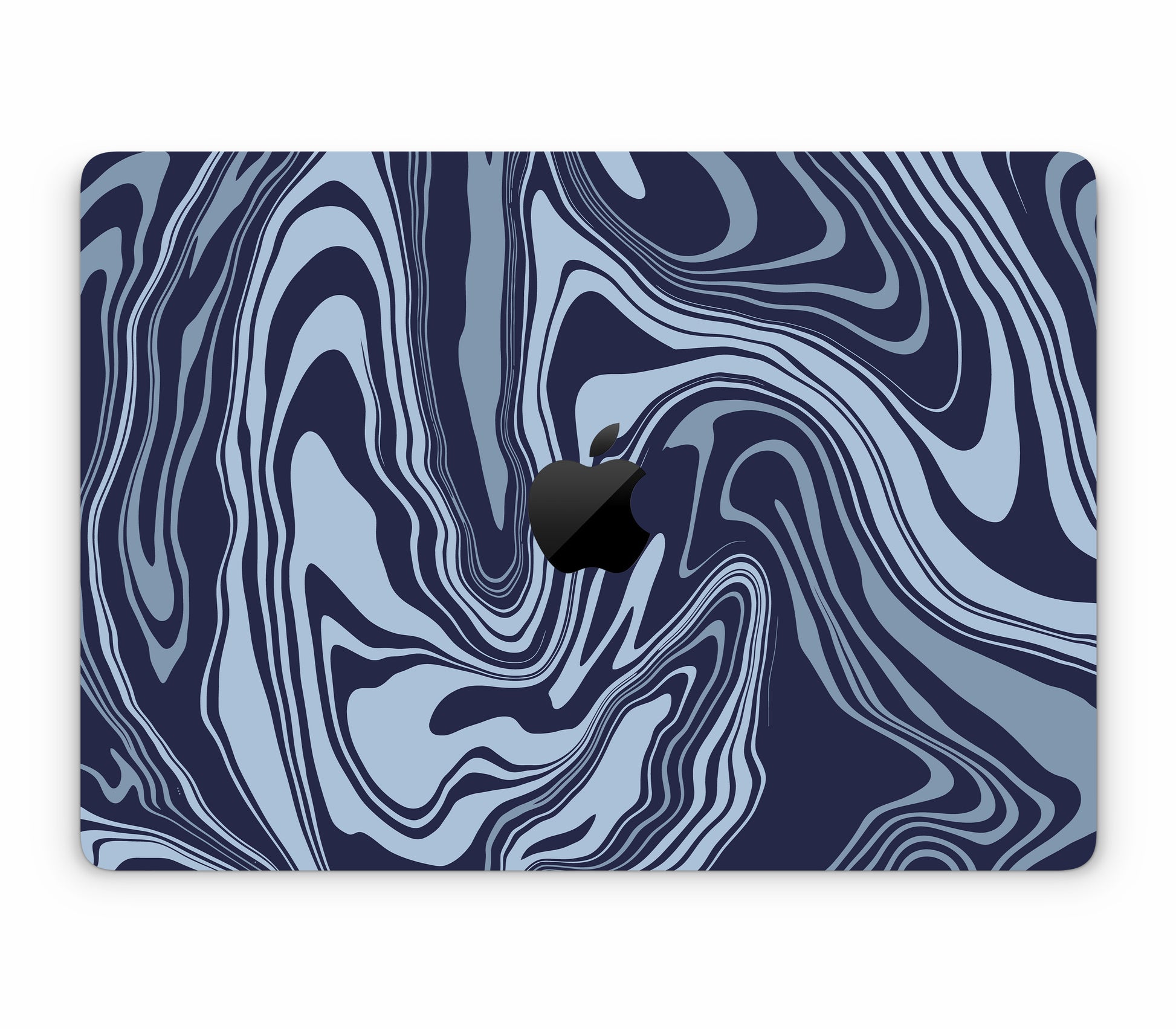 MacBook Air 13" (2024, M3) skin, Vertigo (Blur), top skin with logo cutout