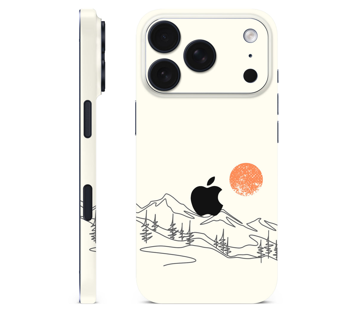 iPhone 18 Pro skin, Offline, full wrap with logo cutout