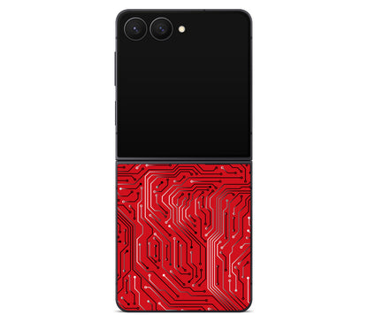 Galaxy Z Flip 8 skin, REDLINE, full wrap skin