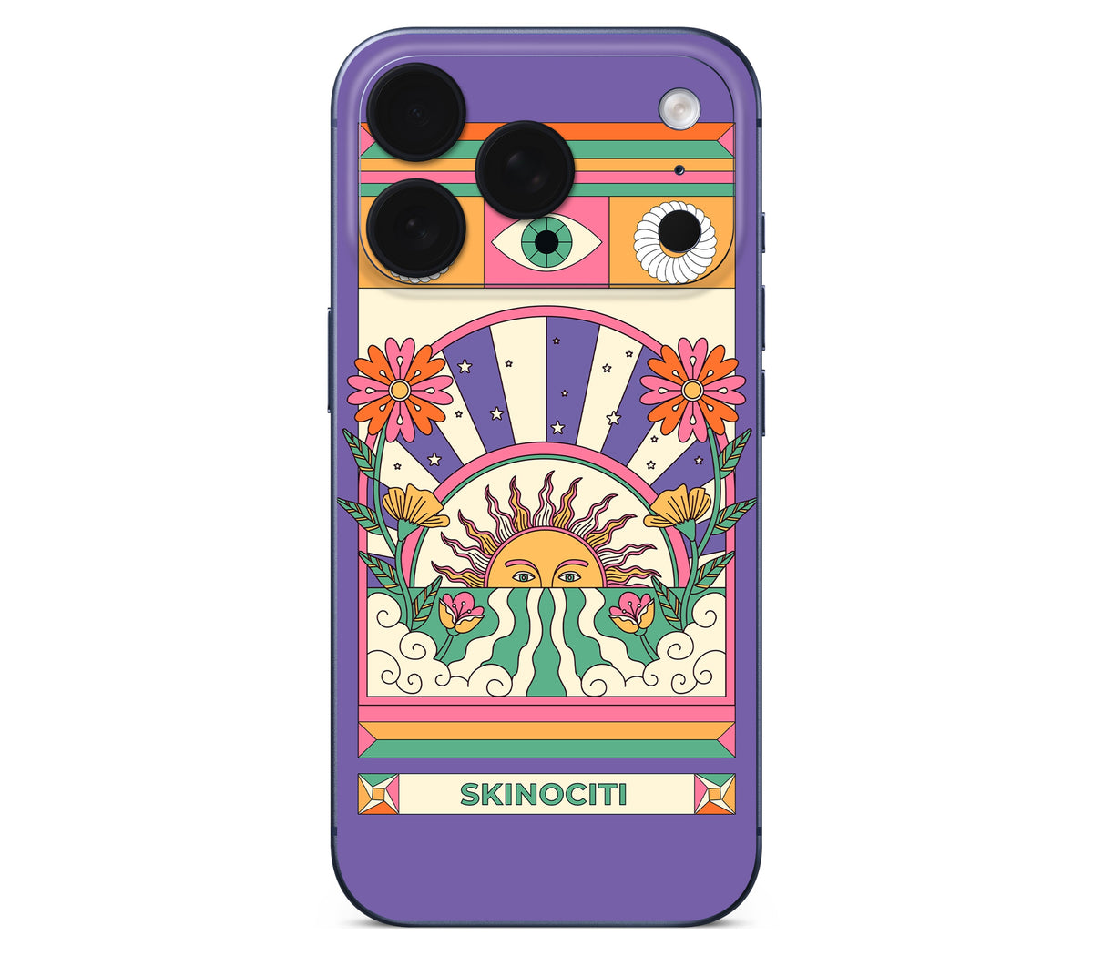 iPhone 18 Pro Max skin, Acidic Glare, back skin