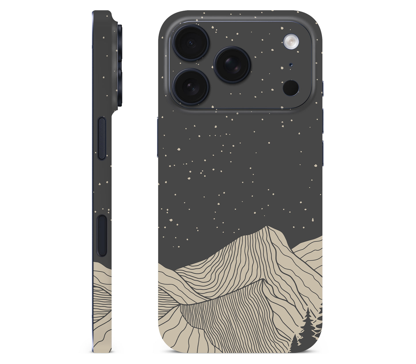 iPhone 17 Pro Max skin, Nightline, full wrap without logo cutout