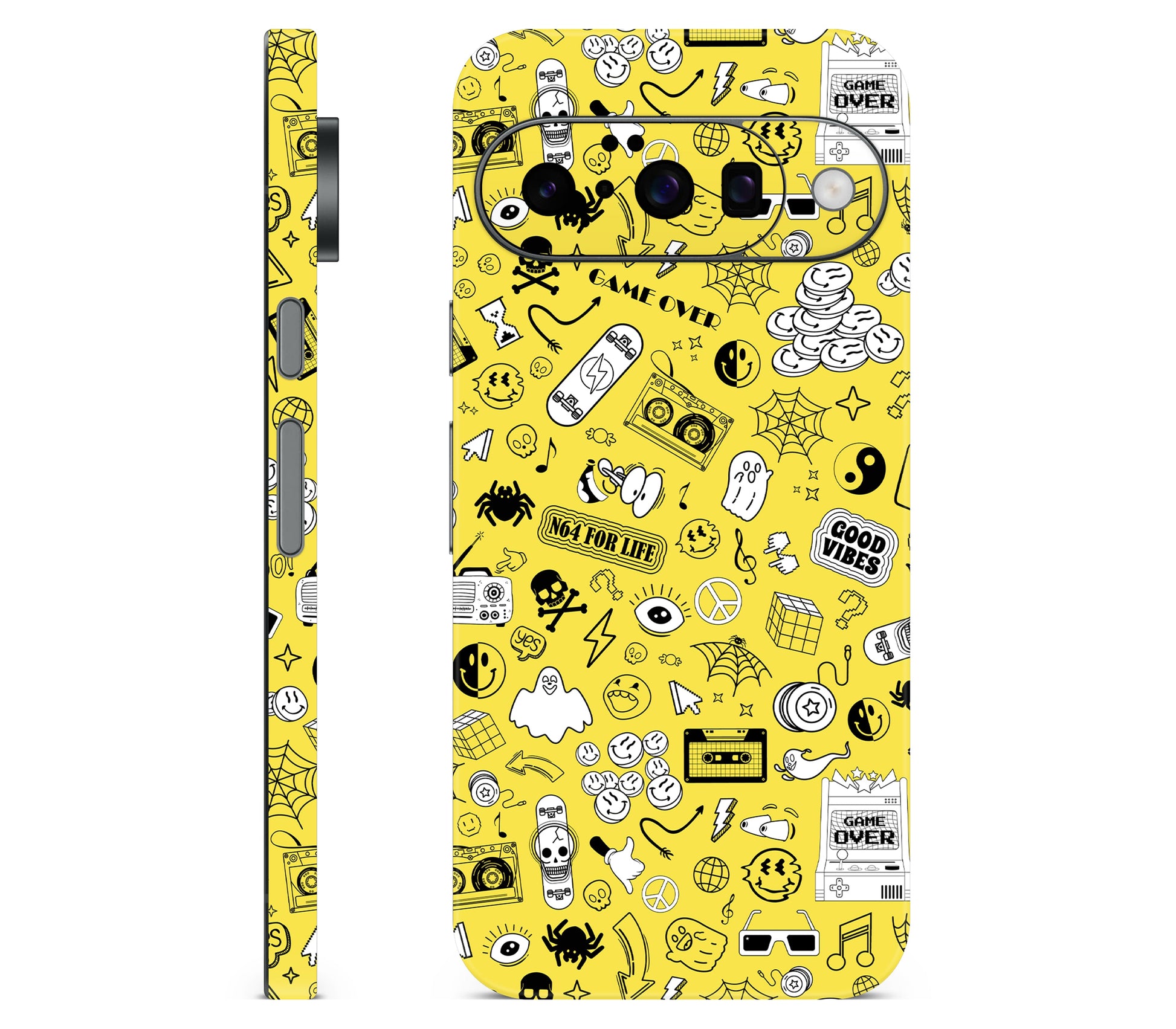 Google Pixel 11 skin, 90’s Nostalgia, full wrap skin