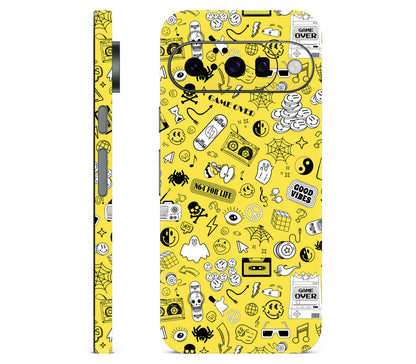 Google Pixel 11 skin, 90’s Nostalgia, full wrap skin